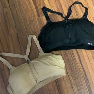 Victoria secret sport zip up bras!